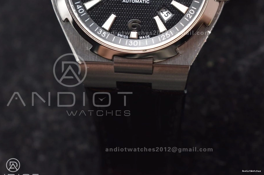 Black SportInspired Maker Dial Black 8F Overseas Strap on 932 Rubber SS 0426